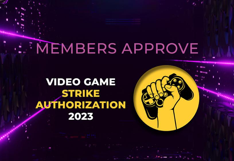 SAG-AFTRA members overwhelmingly authorize video game strike