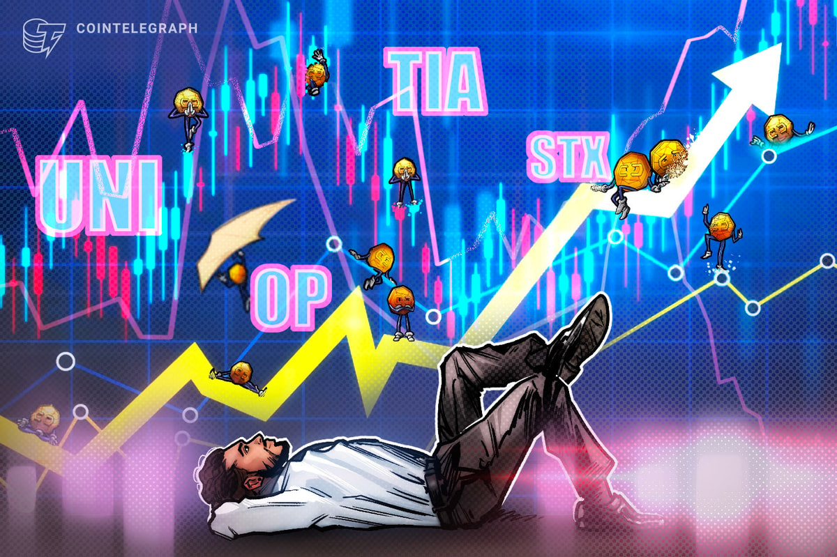 Bitcoin bulls’ run toward $45K could produce tailwinds for UNI, OP, TIA and STX