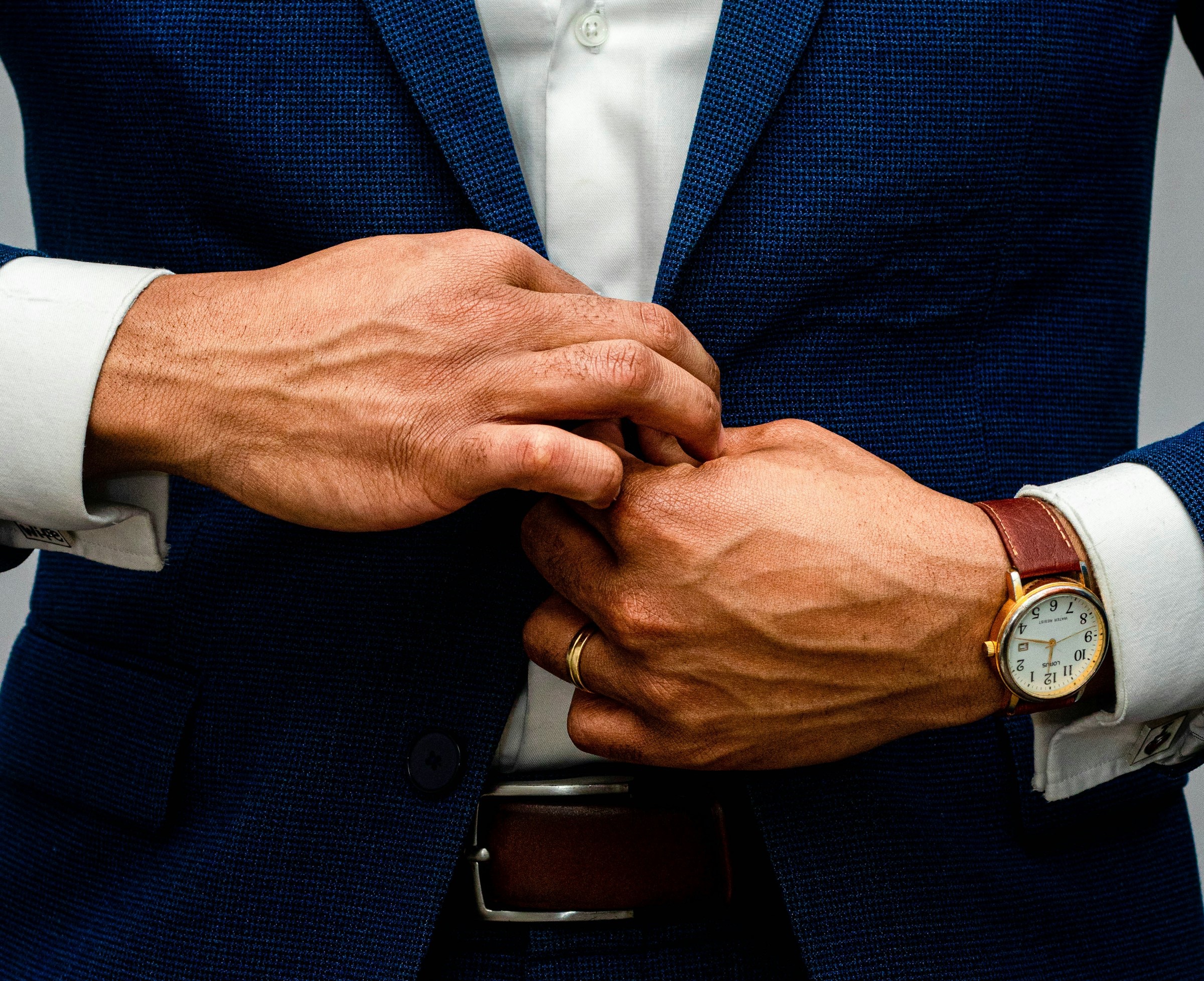 Person in a suit to illustrate the dispelling of AI causing mass job losses.