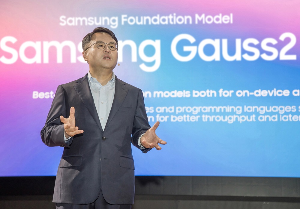 Presentation from SDC24 Korea where Samsung announced its latest multimodal AI model called Gauss2 that aims to enhance user experiences on Galaxy smartphones, IoT devices as part of SmartThings, and more.