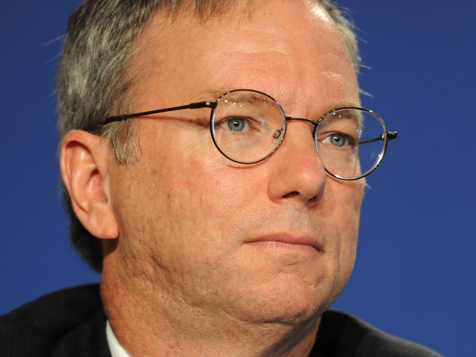 Photo of Eric Schmidt, former CEO of Google, as he warns during the AI Action Summit of the extreme risk posed by AI misuse by rogue nations that could do serious harms without responsible governance from artificial intelligence companies and sensible legislation and oversight from national governments to ensure ethical developments and reduce the risks to society.