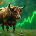 A Healthy Bull in green Environment
