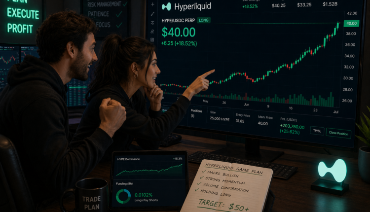 Analyzing a bullish HYPE chart